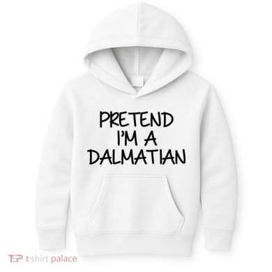 Halloween Dalmatian Costume Kids Hoodie