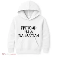 Halloween Dalmatian Costume Kids Hoodie thumb 0