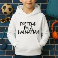 Halloween Dalmatian Costume Kids Hoodie thumb 2