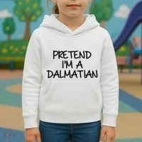 Halloween Dalmatian Costume Kids Hoodie thumb 3