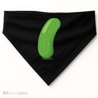 Halloween Diy Cucumber Pickle Veggie Costume USA-Made Doggie Bandana thumb 0
