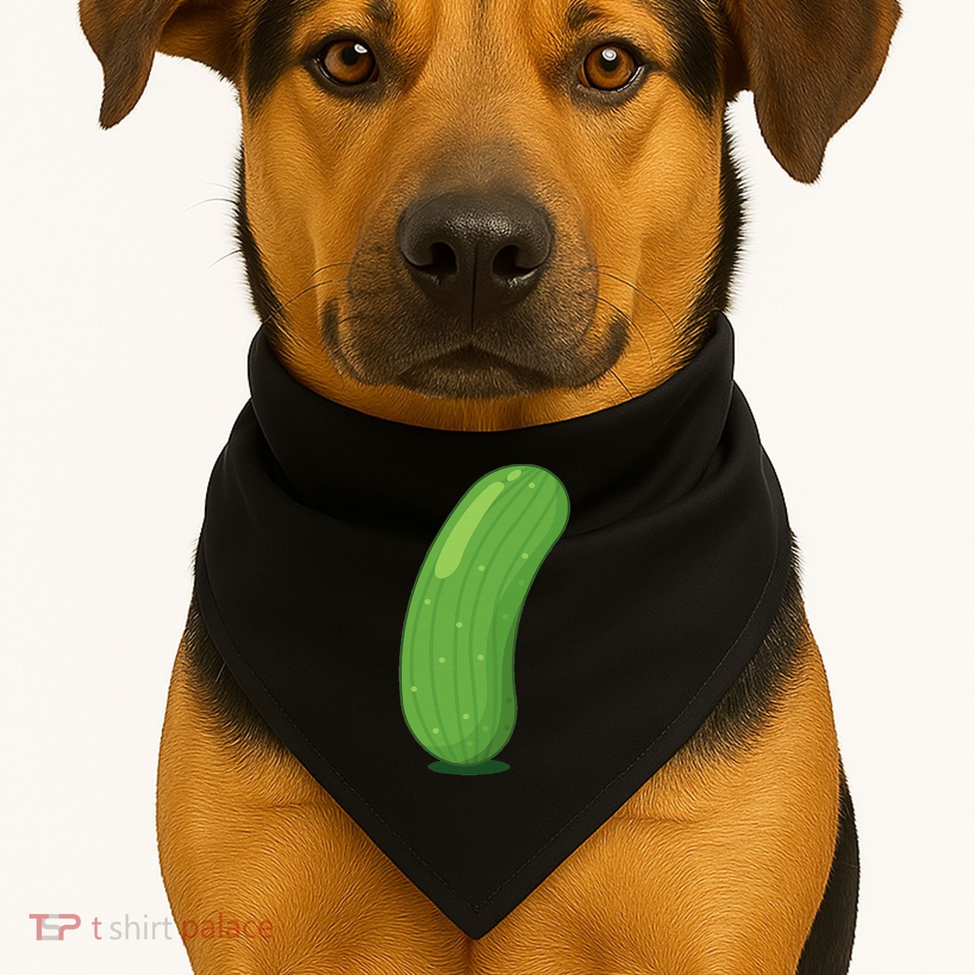 Halloween Diy Cucumber Pickle Veggie Costume USA-Made Doggie Bandana
