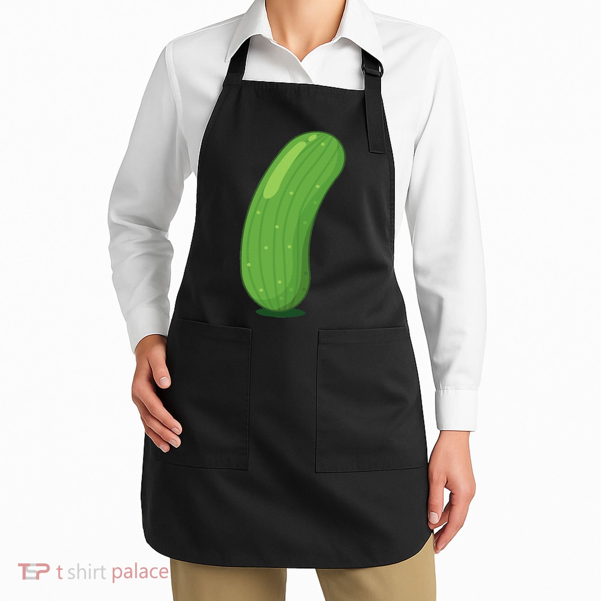 Halloween Diy Cucumber Pickle Veggie Costume Apron