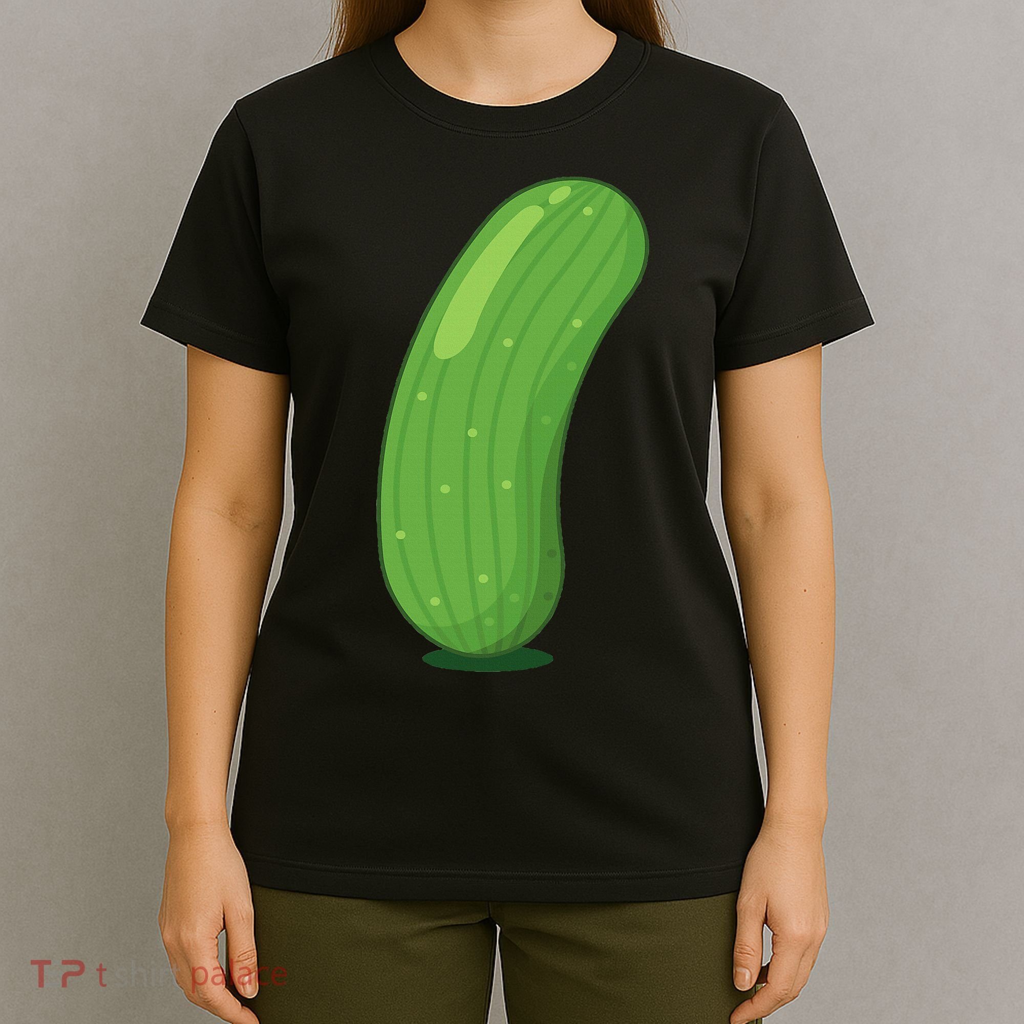 Halloween Diy Cucumber Pickle Veggie Costume T-Shirt