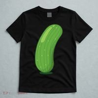 Halloween Diy Cucumber Pickle Veggie Costume T-Shirt thumb 5