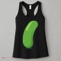 Halloween Diy Cucumber Pickle Veggie Costume Women's Tank Top thumb 3