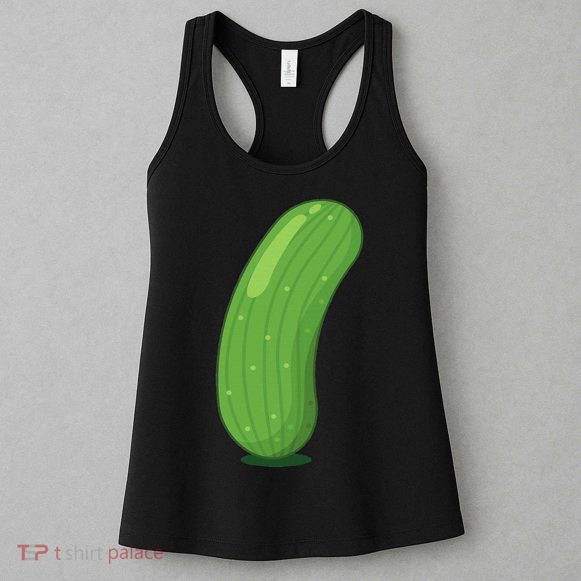 Halloween Diy Cucumber Pickle Veggie Costume Women's Tank Top