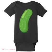 Halloween Diy Cucumber Pickle Veggie Costume Baby Bodysuit thumb 0