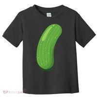 Halloween Diy Cucumber Pickle Veggie Costume Toddler T-Shirt thumb 0