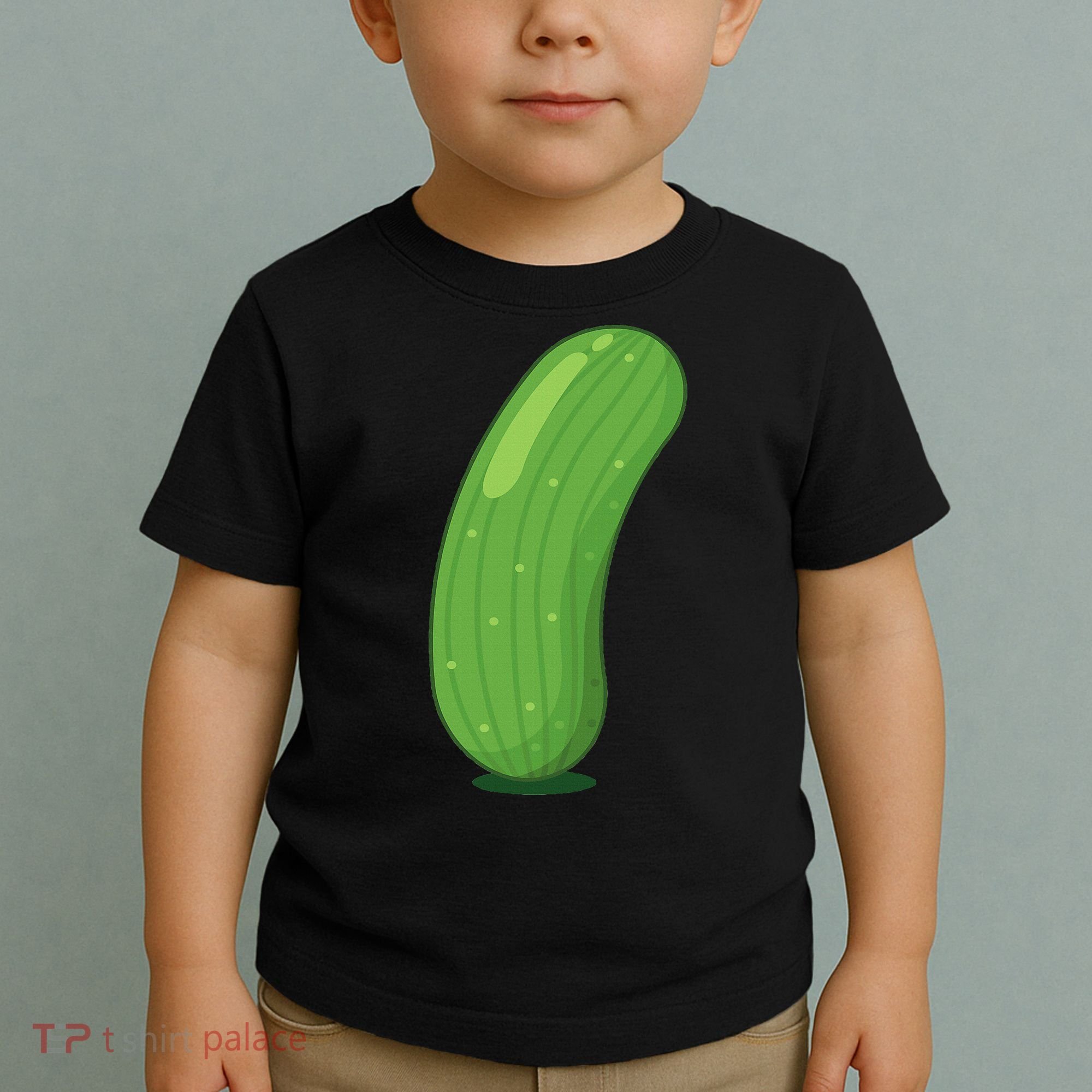 Halloween Diy Cucumber Pickle Veggie Costume Toddler T-Shirt