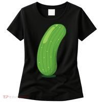 Halloween Diy Cucumber Pickle Veggie Costume Women's T-Shirt thumb 0