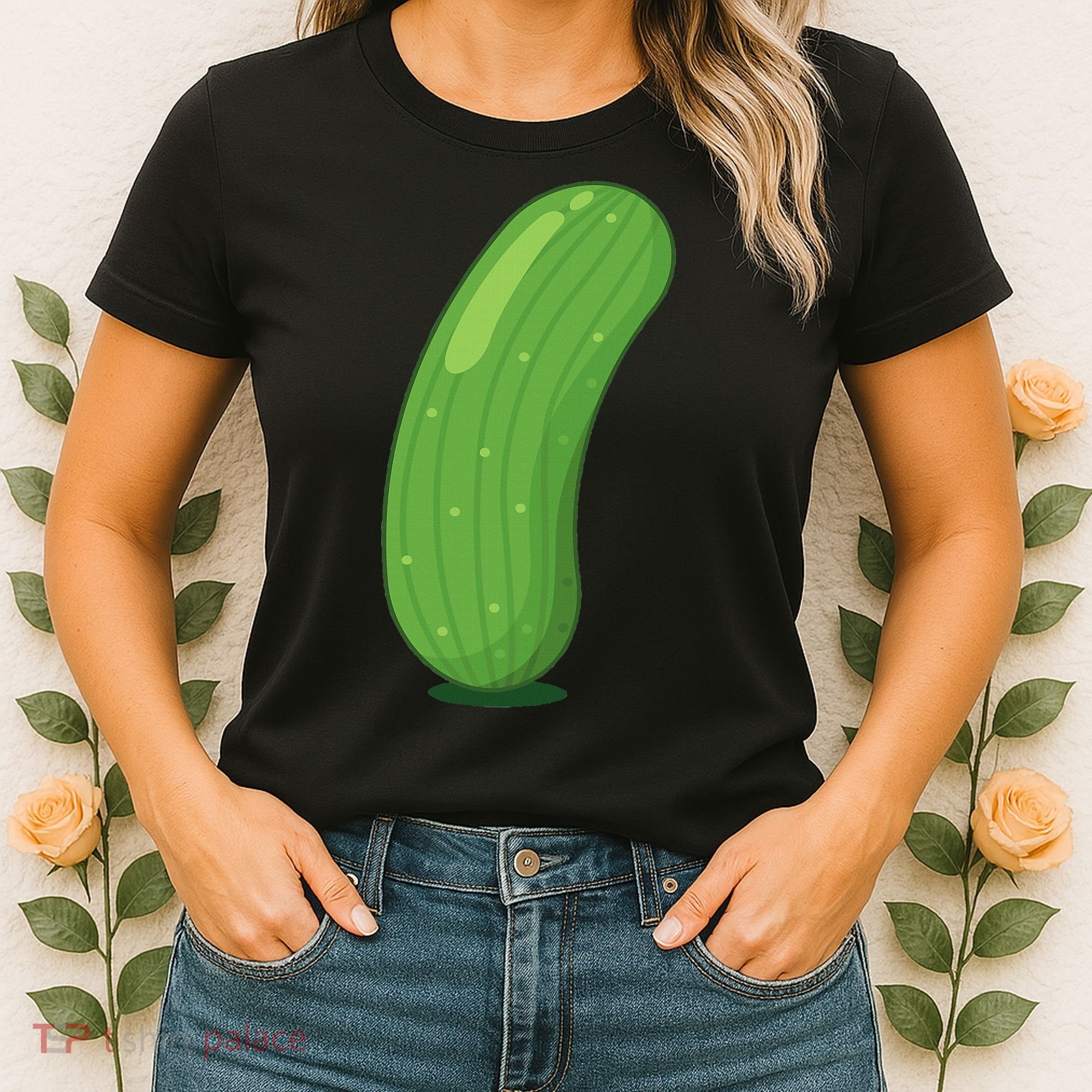 Halloween Diy Cucumber Pickle Veggie Costume Women's T-Shirt