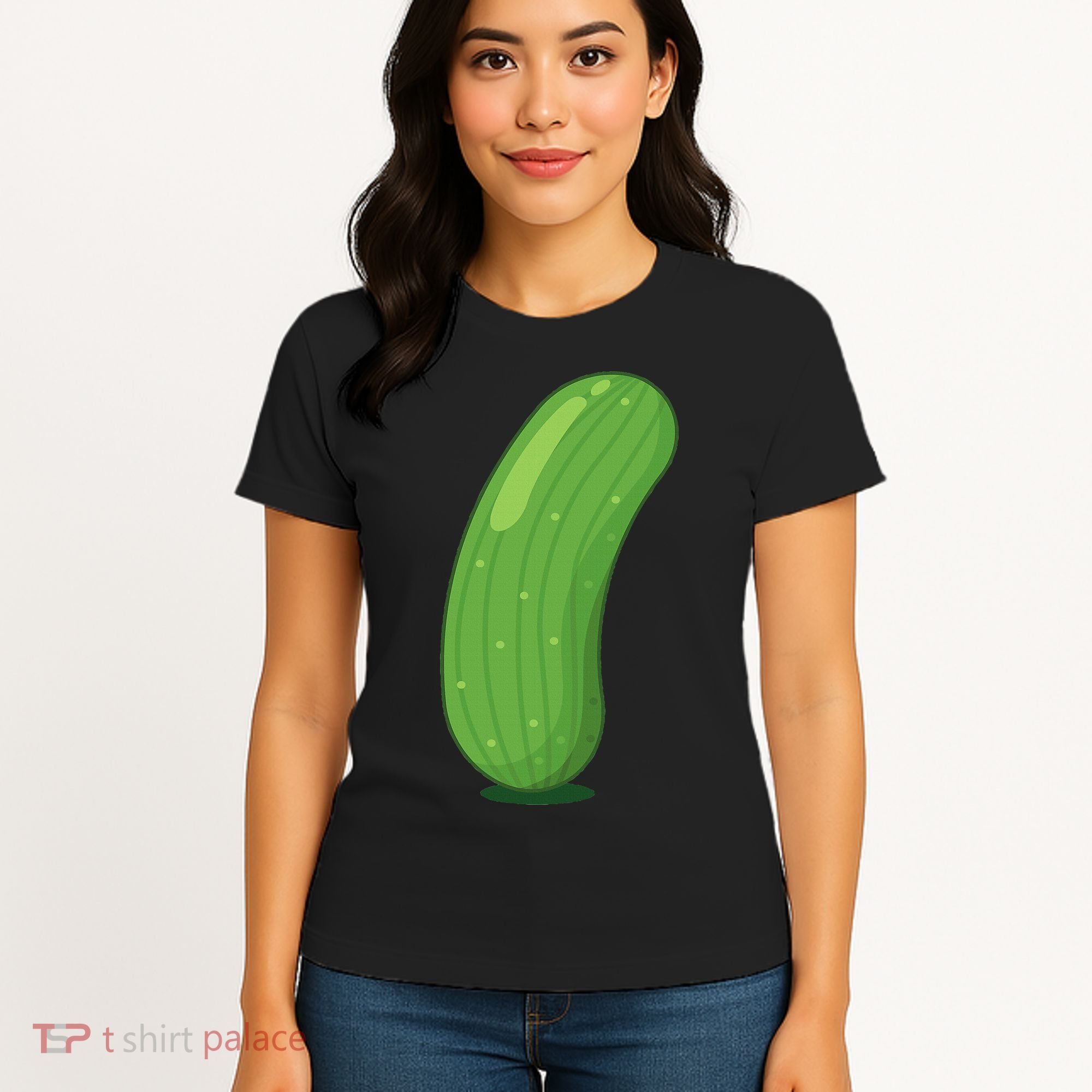 Halloween Diy Cucumber Pickle Veggie Costume Women's T-Shirt
