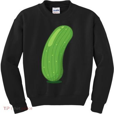 Halloween Diy Cucumber Pickle Veggie Costume Kids Sweatshirt