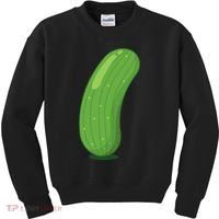 Halloween Diy Cucumber Pickle Veggie Costume Kids Sweatshirt thumb 0