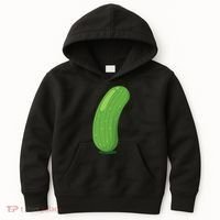 Halloween Diy Cucumber Pickle Veggie Costume Kids Hoodie thumb 0
