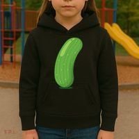 Halloween Diy Cucumber Pickle Veggie Costume Kids Hoodie thumb 3