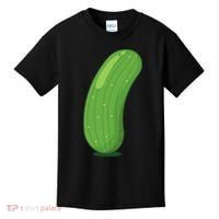 Halloween Diy Cucumber Pickle Veggie Costume Kids T-Shirt thumb 0