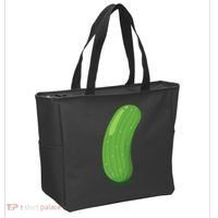 Halloween Diy Cucumber Pickle Veggie Costume Tote Bag thumb 2