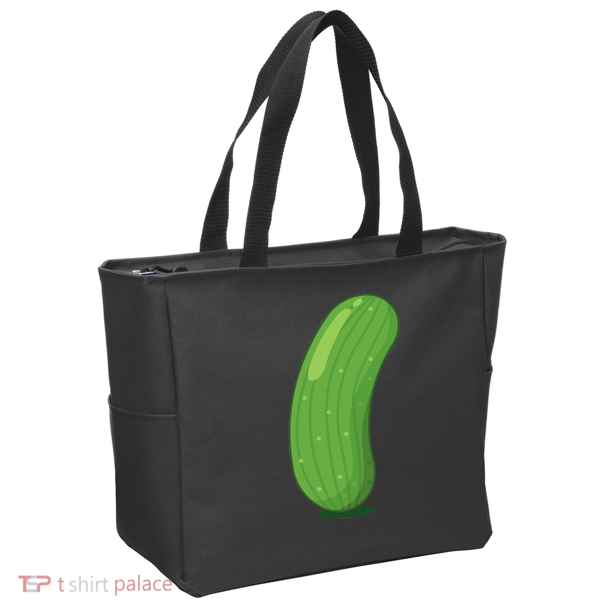 Halloween Diy Cucumber Pickle Veggie Costume Tote Bag