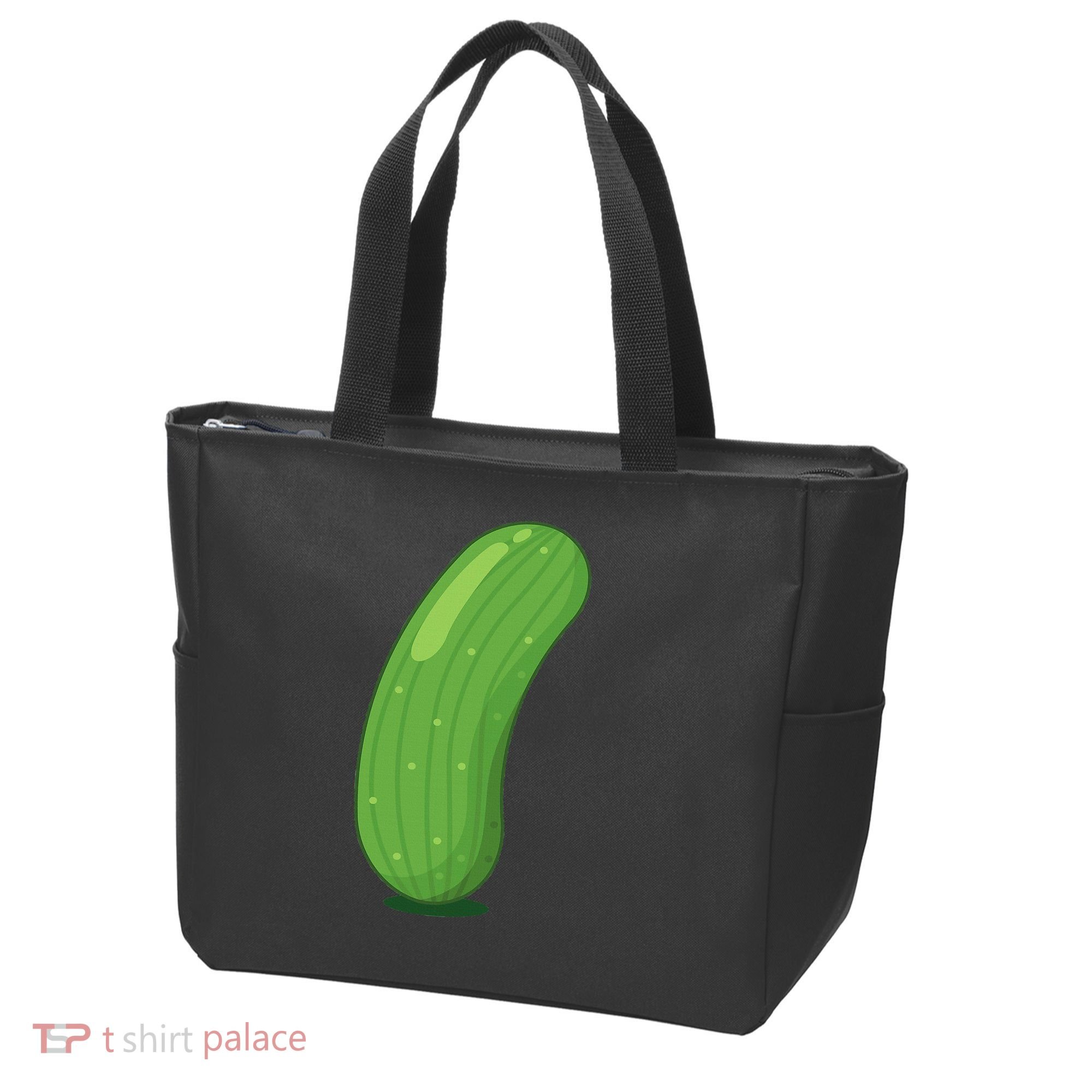 Halloween Diy Cucumber Pickle Veggie Costume Tote Bag