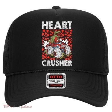 Heart Dinosaur Crusher Valentines Day Tgiftrex Riding Car Gift Hat