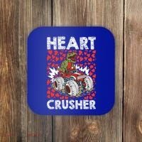 Heart Dinosaur Crusher Valentines Day Tgiftrex Riding Car Gift Coaster thumb 0
