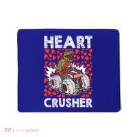 Heart Dinosaur Crusher Valentines Day Tgiftrex Riding Car Gift Mousepad thumb 0
