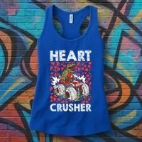 Heart Dinosaur Crusher Valentines Day Tgiftrex Riding Car Gift Women's Tank Top thumb 3