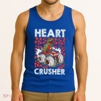 Heart Dinosaur Crusher Valentines Day Tgiftrex Riding Car Gift Tank Top thumb 3