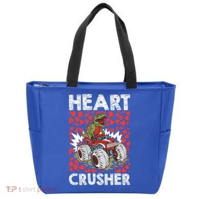 Heart Dinosaur Crusher Valentines Day Tgiftrex Riding Car Gift Tote Bag