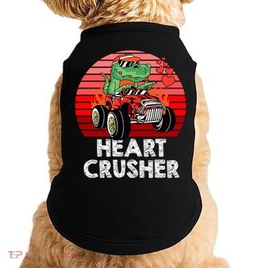 Heart Dinosaur Crusher Valentines Day Tmeaningful Giftrex Riding Car Gift Doggie Tank