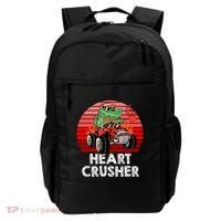 Heart Dinosaur Crusher Valentines Day Tmeaningful Giftrex Riding Car Gift Backpack thumb 0