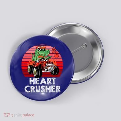 Heart Dinosaur Crusher Valentines Day Tmeaningful Giftrex Riding Car Gift Button