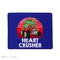 Heart Dinosaur Crusher Valentines Day Tmeaningful Giftrex Riding Car Gift Mousepad thumb 0