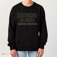 Hunker Down Camping With Steve Simple Graphic Women's Sweatshirt thumb 0