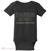 Hunker Down Camping With Steve Simple Graphic Baby Bodysuit thumb 0