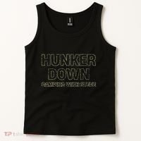 Hunker Down Camping With Steve Simple Graphic Tank Top thumb 2
