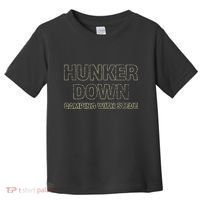 Hunker Down Camping With Steve Simple Graphic Toddler T-Shirt thumb 0