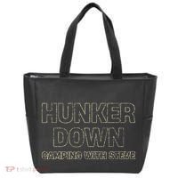 Hunker Down Camping With Steve Simple Graphic Tote Bag thumb 0
