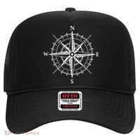 Hand Drawn Compass Rose Nautical Hat thumb 0