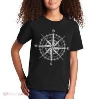Hand Drawn Compass Rose Nautical Kids T-Shirt thumb 2