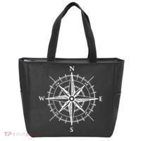 Hand Drawn Compass Rose Nautical Bag thumb 0