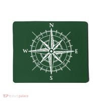 Hand Drawn Compass Rose Nautical Mousepad thumb 0