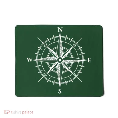 Hand Drawn Compass Rose Nautical Mousepad