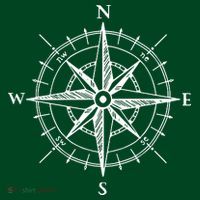 Hand Drawn Compass Rose Nautical Kids Sweatshirt thumb 2