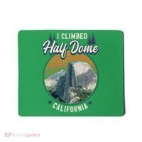 Half Dome Climbers Tees I Climbed Half Dome California Mousepad thumb 0
