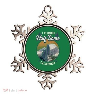 Half Dome Climbers Tees I Climbed Half Dome California Ornament