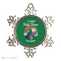 Half Dome Climbers Tees I Climbed Half Dome California Ornament thumb 0