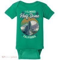 Half Dome Climbers Tees I Climbed Half Dome California Baby Bodysuit thumb 0